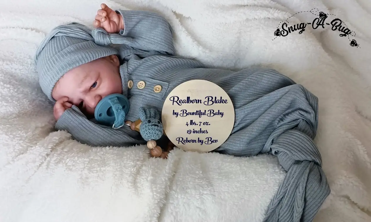 Realborn Blake Awake by Snug-A-Bug Reborns Too