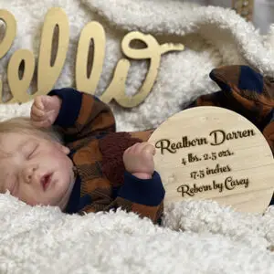 Realborn Darren Asleep by Bountiful Baby Reborn by Casey Goldberg