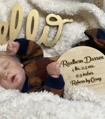 Realborn Darren Asleep by Bountiful Baby Reborn by Casey Goldberg